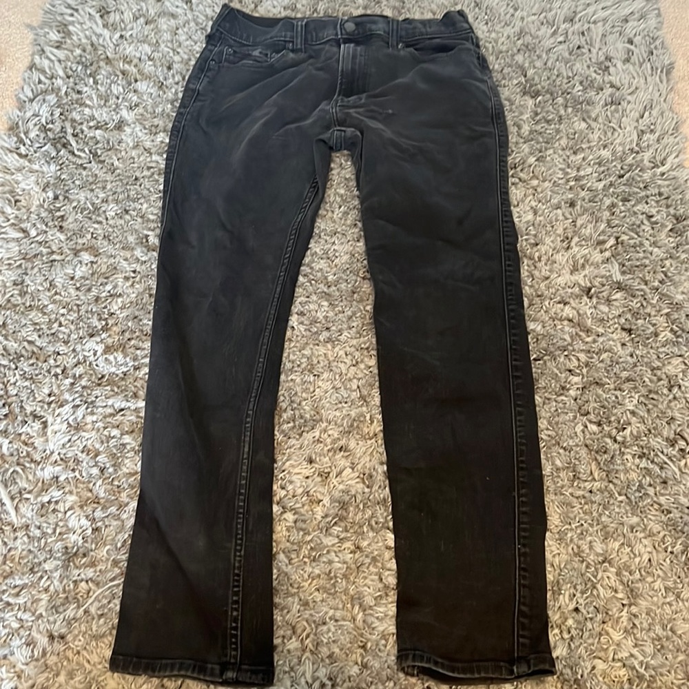 Mens Black Hollister Jeans
